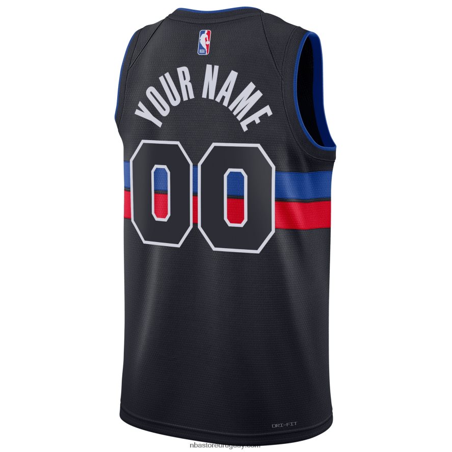 Detroit Pistons Jordan marca azul swingman camiseta personalizada 6L080N786 NBA
