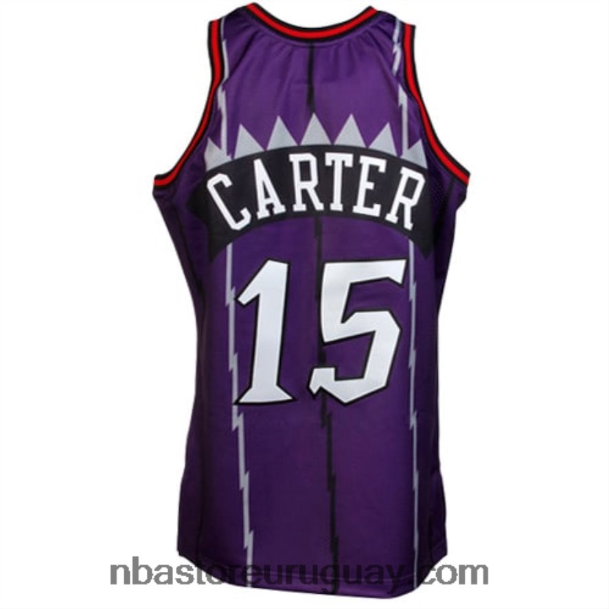 Camiseta auténtica de retroceso de los Toronto Raptors de Vince Carter de Mitchell & Ness - Púrpura 6L080N1830 NBA