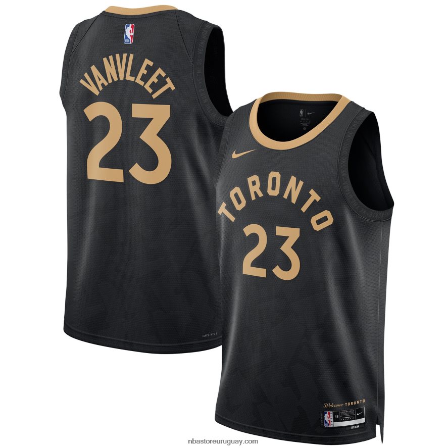 camiseta toronto raptors fred vanvleet nike swingman negra 6L080N6641 NBA