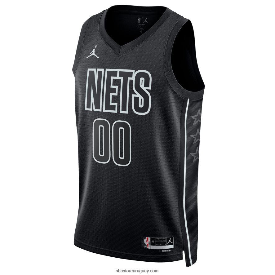 camiseta personalizada de los brooklyn nets jordan brand negro swingman 6L080N904 NBA