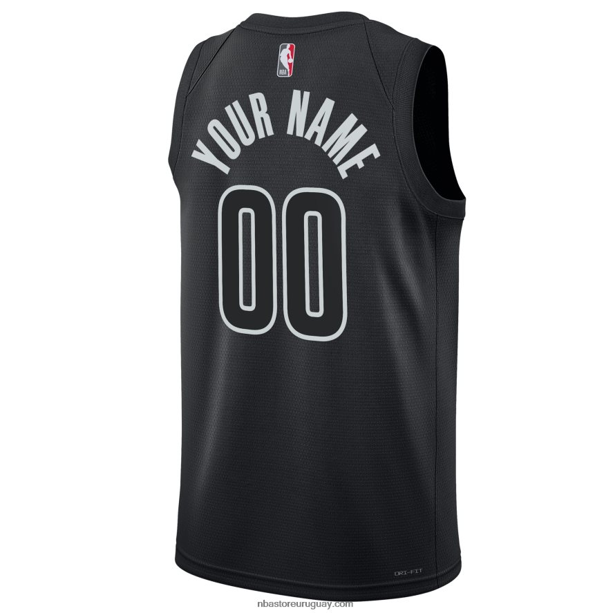 camiseta personalizada de los brooklyn nets jordan brand negro swingman 6L080N904 NBA