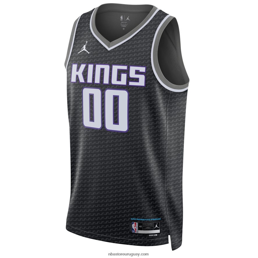 Camiseta personalizada Sacramento Kings Jordan Brand Black Swingman 6L080N633 NBA