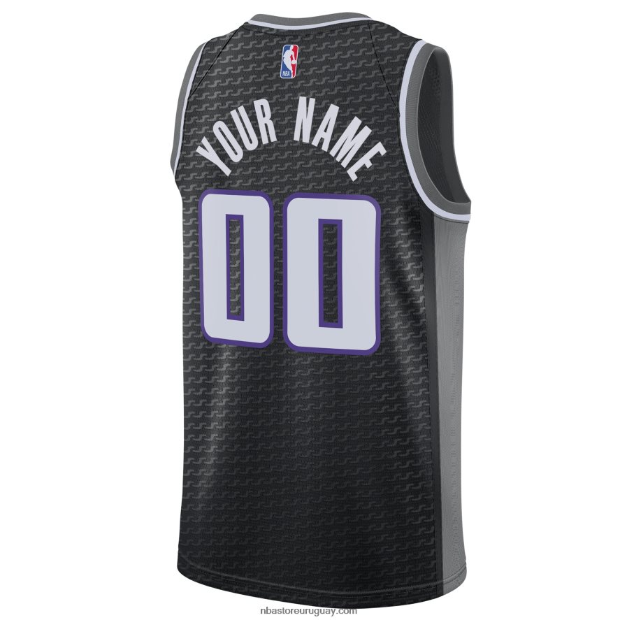 Camiseta personalizada Sacramento Kings Jordan Brand Black Swingman 6L080N633 NBA
